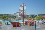 Pirate Ship Splash Zone at Coastal Club - w Kids Pool - Multi Story Water Slide
